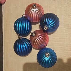 Pumpkin ball Christmas Tree Ornaments